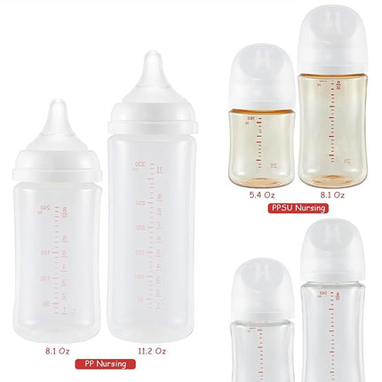 Baby Bottle Cap for Pigeon Bottle, Soft & Safe Bottle Lid, 6 Count