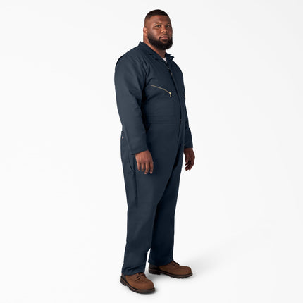 Dickies Mens Deluxe Blended Long Sleeve Coveralls, Dark Navy, M