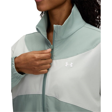 Under Armour Mens Ua Unstoppable Fleece Crew Eu Sweatshirt Si Green/Hd Green S