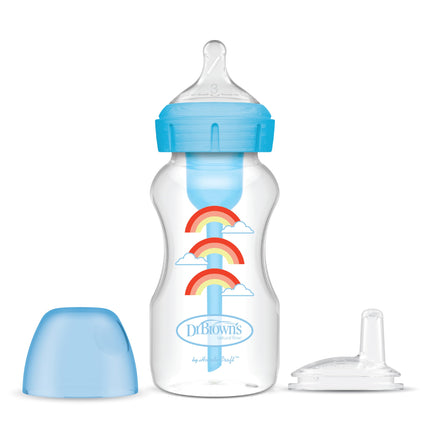 Dr. Brown's 270ml Wide-Neck Transition Bottle - Bl