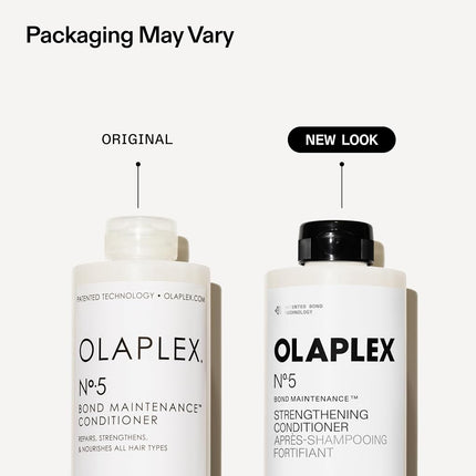 Olaplex Nº.5 Bond Maintenance™ Hair Strengthening Conditioner: Repairs Damage & Defends Future Breakage | Boost Shine & Reduce Frizz | For Coily, Curly, Straight, and Wavy, 250 mL / 8.5 Fl. Oz.