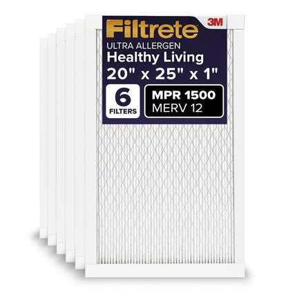Filtrete 20x25x1 AC Furnace Air Filter, MERV 12, M