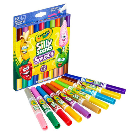 Crayola Silly Scents Dual Ended Markers, Sweet Sce