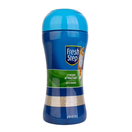 Fresh Step Cat Litter Box Attractant Powder for Training Cats | Natural Training Aid for Cats and Kittens | Great Way to Keep Your Home Clean and Train Your Pet | 9 Ounces - 3 Pack