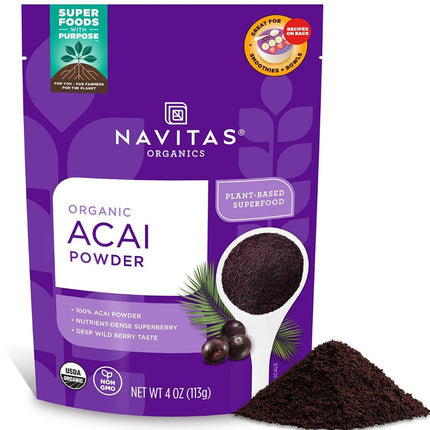 Navitas Organics Acai Powder – for Smoothie Bowls,