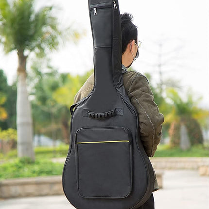 Mdvora 1 Pack Guitar Bags, 38 40 41 inch Electric Guitar Case, Waterproof Oxford Electric Guitar Gig Bag for Acoustic Classical Guitar, Ukulele, Bass Guitar
