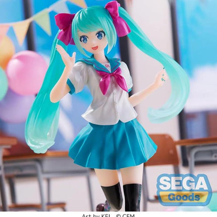 SEGA Goods Hatsune Miku - 16th Birthday to Kei - Luminasta Figurine, 18 cm