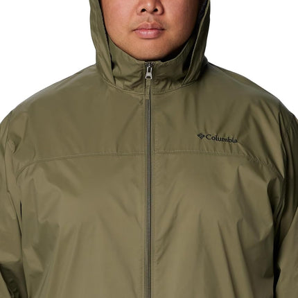 Columbia Men's Glennaker Lake II Rain Jacket, Stone Green, 6X Big
