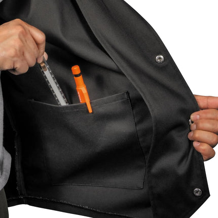 Klein Tools Flame-Resistant Welding Jacket, XL, Orange, Orange, One size