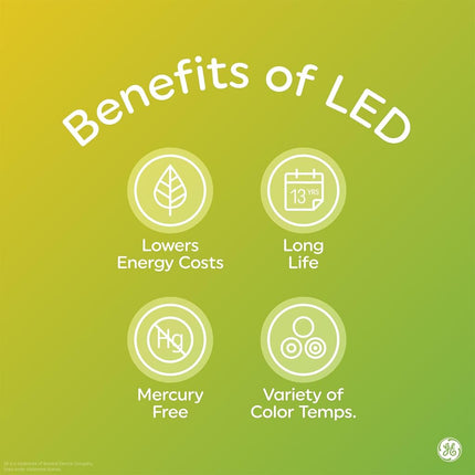 GE LED+ Motion Sensor LED Light Bulbs, 15W, PAR38 Outdoor Security Floodlight, Warm White (2 Pack)