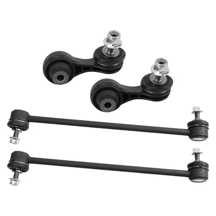 TRQ Front and Rear Sway Bar Link Set 4 Piece Compa