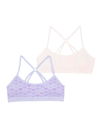 Hanes Girls' ComfortFlex Fit Seamless Racerback 2-