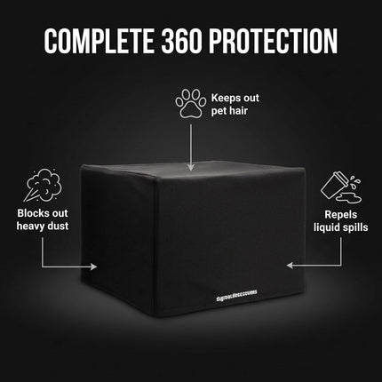 DigitalDeckCovers Printer Dust Cover for Epson SureColor P700, Black