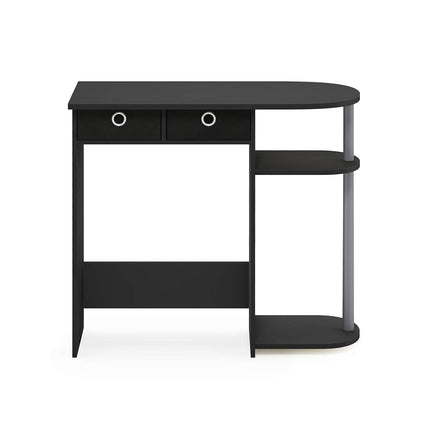 Furinno Go Green Home Laptop Notebook Computer Desk, Study Desk, Writing Desk, Black/Grey/Black, 80 (W) x 72.4 (H) x 39.6 (D) cm
