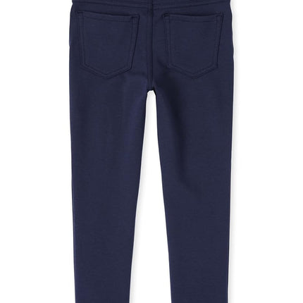 The Children's Place Jeggings en maille Ponte à enfiler pour filles, paquet de 2, Tidal, 8