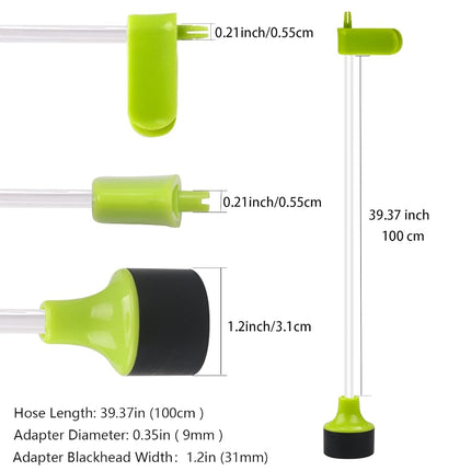 Generic Vacuum Bottle Stoppers Hose with Accessories Compatible with FoodSaver Package Includes 6 Wine Corks + 1 Set Hose Accessories