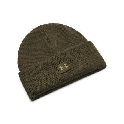 Under Armour Men's Halftime Shallow Cuff Beanie, (308) Expedition Green / / White, One size