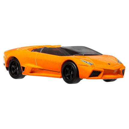 Hot Wheels Premium Car Culture Collectible Toy Car, 1:64 Scale Die-Cast Lamborghini Reventon Roadster, Exotic Envy Vehicle with Real Riders Tires, HKC76