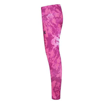 Leggings Hurley para niña, Electric Orchid Tie Dye, extragrande