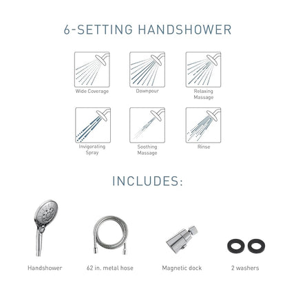 Moen 3662EPBN Engage Magnetix Handheld Shower, Brushed Nickel