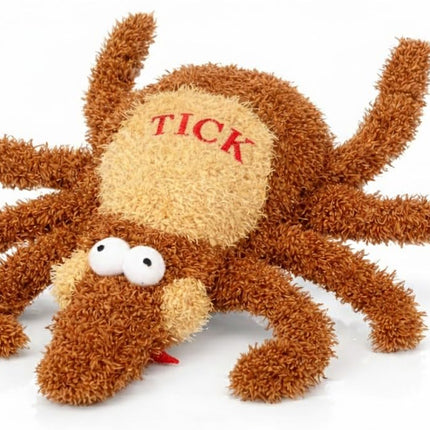 Multipet Plush Tick Dog Toy, Medium, 6-Inch