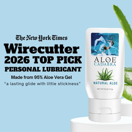 Aloe Cadabra Organic Lubricant, Natural, 2.5 Ounce