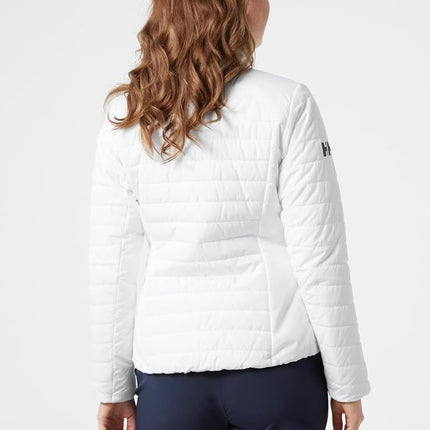 Helly Hansen Women's W Crew Insulator Jacket 2.0, White, L