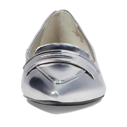 Nine West Women's LALLIN Ballet Flat, Silver 040, 6, Silver 040, 4.5 UK