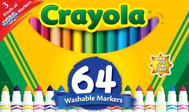 Crayola Ultra-Clean Broad Line Washable Markers-As