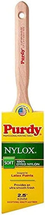 Purdy 144152225 Nylox Glide Brush, Natural, 2.5"