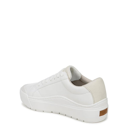 Dr. Scholl's Women's Time Off Sneaker, White Pearls, 6.5 Wide