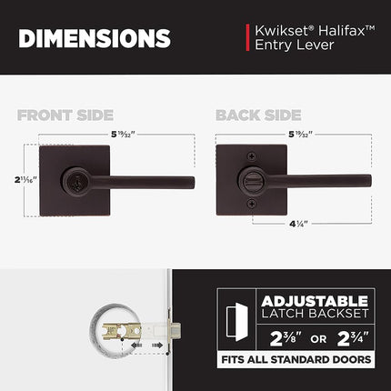 Kwikset 97402-822 Lever, Venetian Bronze