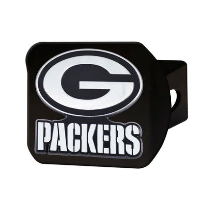 FanMats 21525: Green Bay Packers Black Metal Hitch