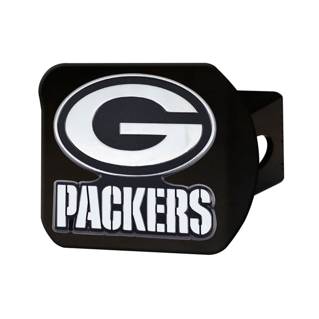 FanMats 21525: Green Bay Packers Black Metal Hitch