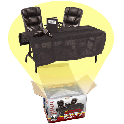 Playset de accesorios para firma de contrato "Breakaway" de Figuras de acción de lucha libre WWE