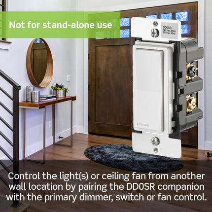 Leviton Decora Smart Interruptor Remoto de Tres Polos Blanco 1 unidad