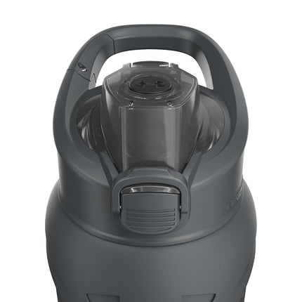 Under Armour 24Oz Stainless Steel Water Bottle, Insulated, Carabiner Easy Carry Hook, Leak Proof, Kids & Adults, All Sports, Gym
