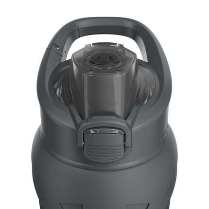 Botella de agua Under Armour de acero inoxidable de 700 ml, aislada, gancho de mosquetón de fácil transporte, a prueba de fugas, para niños y adultos, todos los deportes, gimnasio
