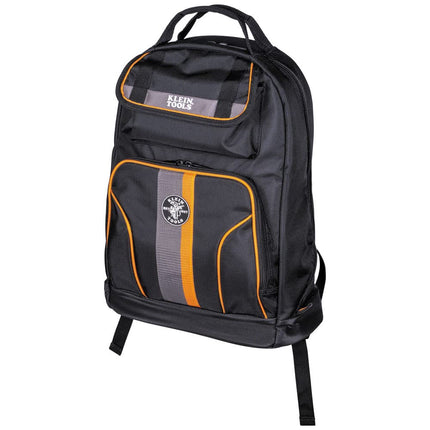 Klein Tools 55475 Tool Bag Backpack, Heavy Duty Tradesman Pro Tool Organizer/Tool Carrier with 35 Pockets for Hand Tools and Gear