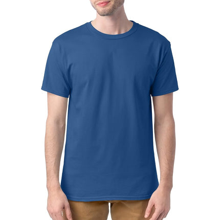 Hanes Men's ComfortSoft T-Shirt (Pack of 4),Denim Blue,XX-Large
