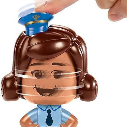 Disney Pixar Toy Story 4 Talking Officer Giggle McDimples, 5.2 inch Character Figure in Uniform and Changing Facial Expressions