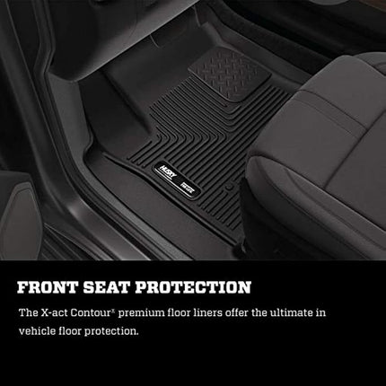 Husky Liners compatible Ford Expedition Max 2018-20, Lincoln Navigator L 2018-20 Tapis de sol X-act Contour pour 3ème rangée