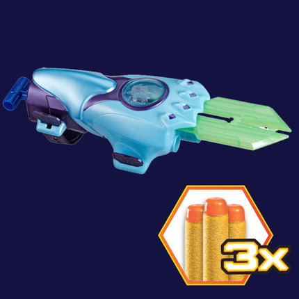 Transformers EarthSpark Cyber-Sleeve Battle Blaster with 3 Nerf Darts and Cyber-Sword, Interactive Role Play Toys for Boys and Girls Ages 6 and Up