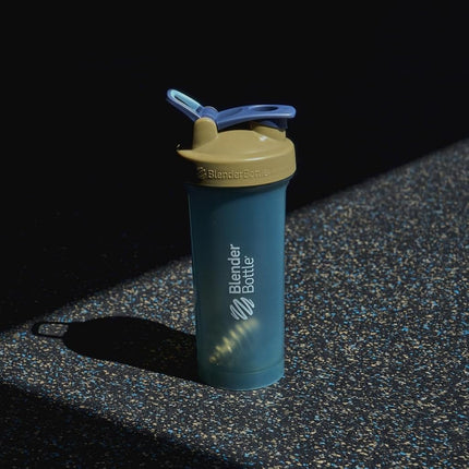 BlenderBottle Classic V2 Shaker Bottle Perfect for Protein Shakes and Pre Workout, 20oz, Full Color Tan