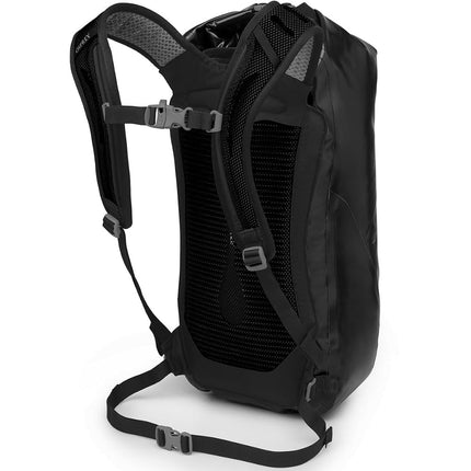 Sac à dos étanche à enroulement Osprey Transporter Roll Top, Noir, 25L