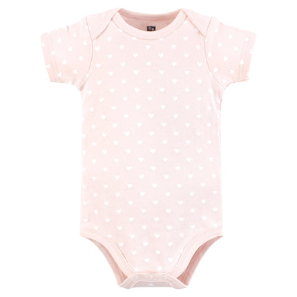 Hudson Baby Unisex Baby Cotton Bodysuits, Tons of Love, 9-12 Months