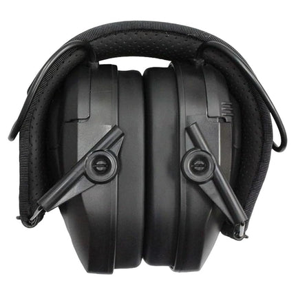 Walker's Game Ear Molon Labe Razor Cache-oreilles électroniques à compression activée par le son, conception fine, noir absolu
