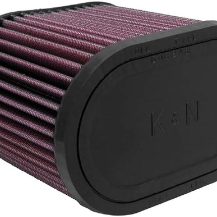 K&N Universal Clamp-On Air Filter: High Performance, Premium, Washable, Replacement Engine Filter: Flange Diameter: 2.75 In, Filter Height: 5 In, Flange Length: 0.625 In, Shape: Oval, RU-1500