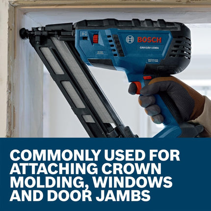 BOSCH GNH15G225GV Clavos de acabado de 2-1/4 pulg. x calibre 15 y 34 grados (4000 por caja)