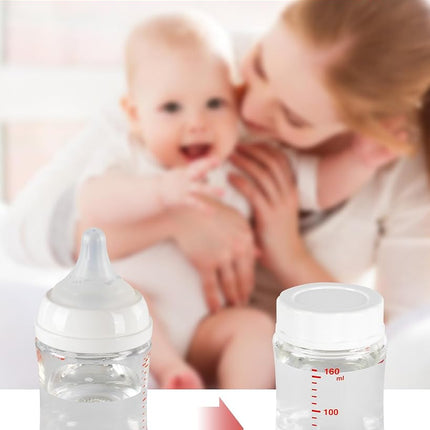 Baby Bottle Cap for Pigeon Bottle, Soft & Safe Bottle Lid, 6 Count